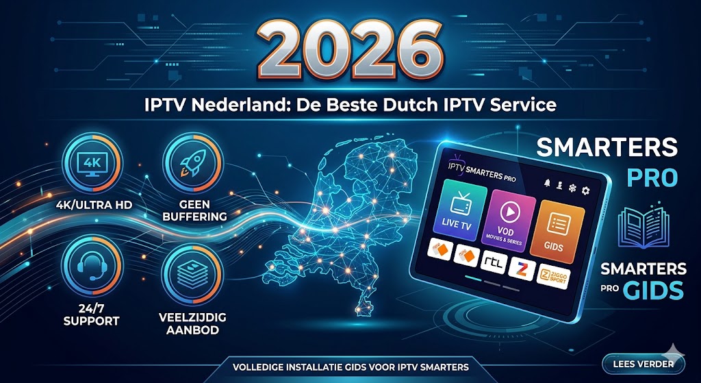 IPTV Nederland 2026 – Beste Dutch IPTV Service | IPTV Smarters Pro